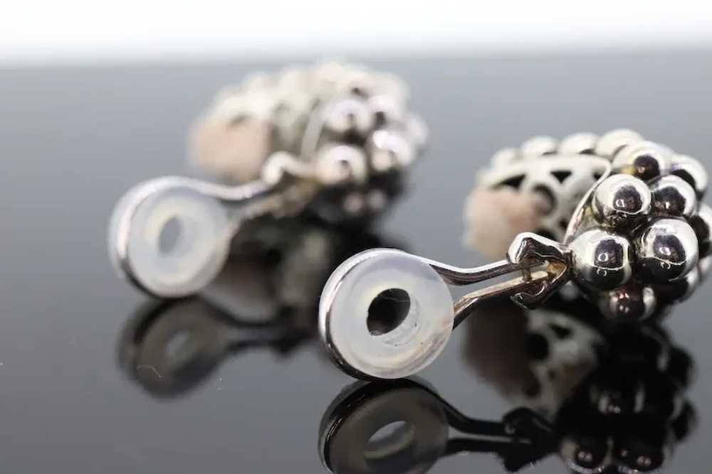 LAGOS Caviar Earrings. Sterling Silver Bubbly Hea… - image 3