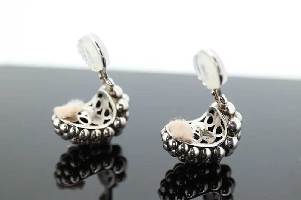 LAGOS Caviar Earrings. Sterling Silver Bubbly Hea… - image 5