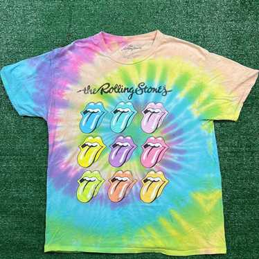 rolling stones tie dye - Gem