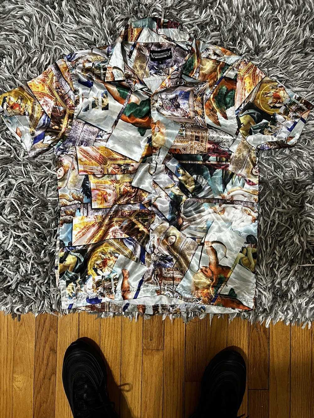 Streetwear Art Piece Button Up - image 1