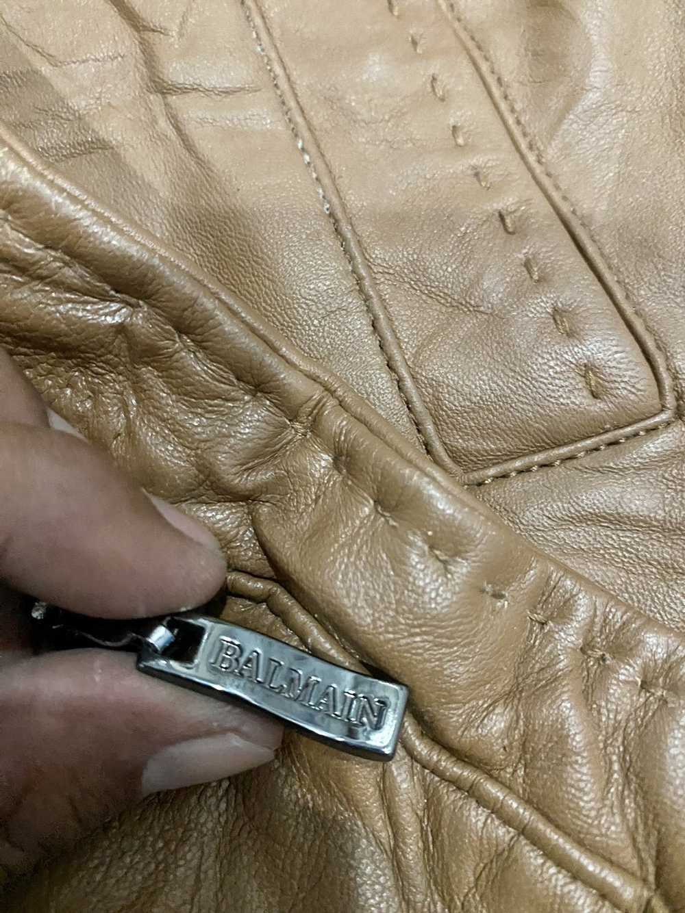 Balmain × Pierre Balmain balmain leather jacket - image 6