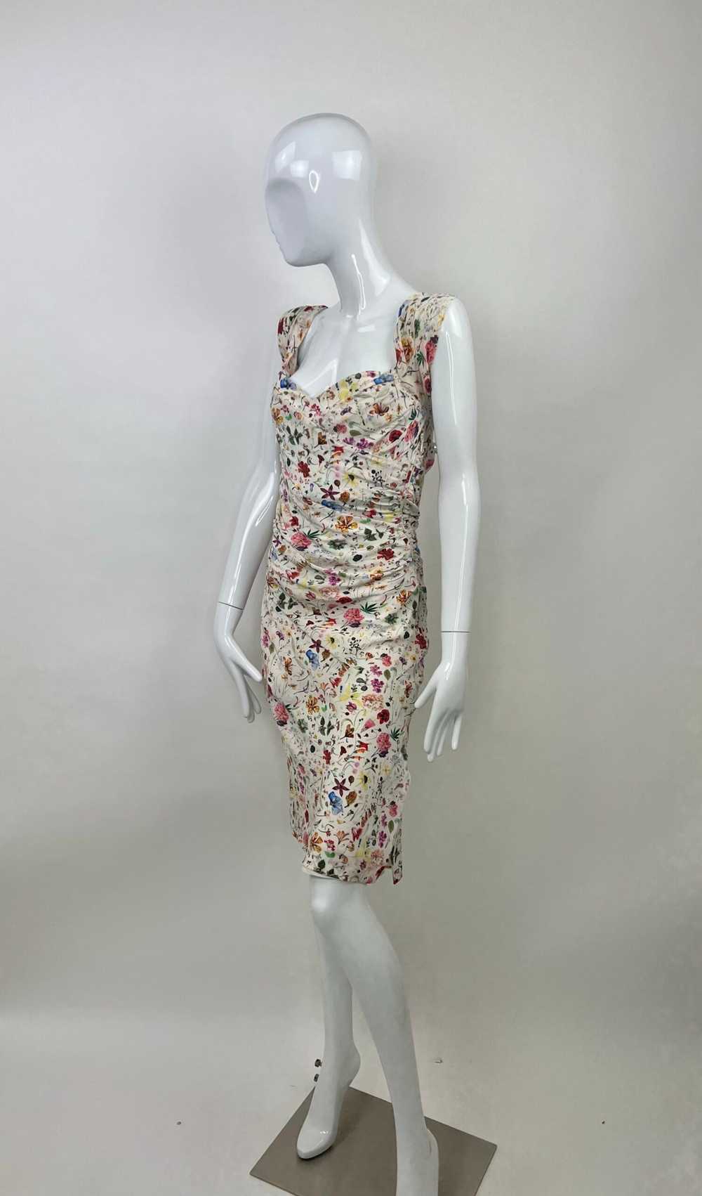 Vivienne Westwood Floral Silk Corset Dress - image 4