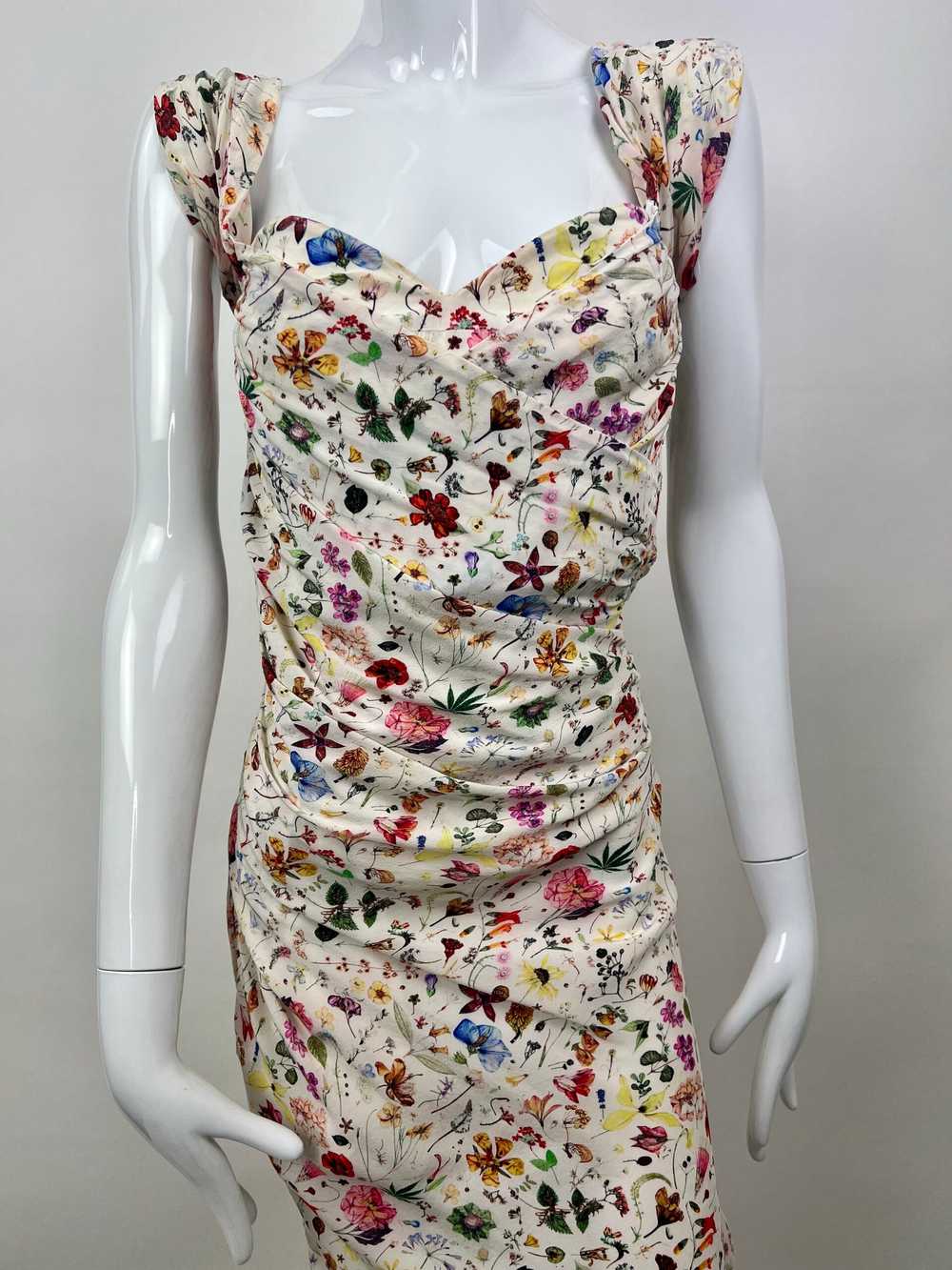 Vivienne Westwood Floral Silk Corset Dress - image 7