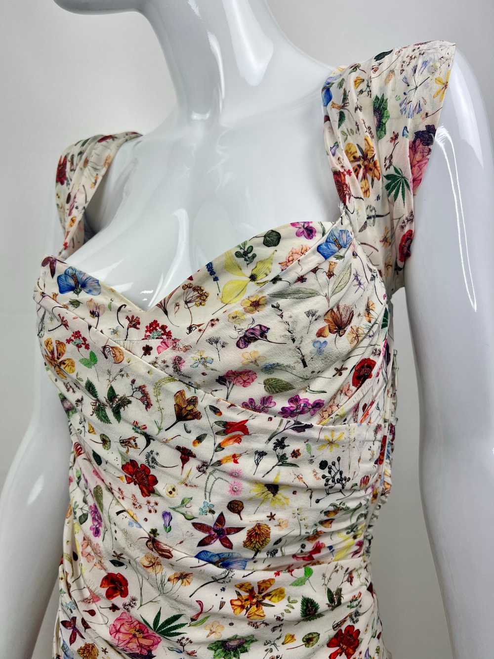 Vivienne Westwood Floral Silk Corset Dress - image 9