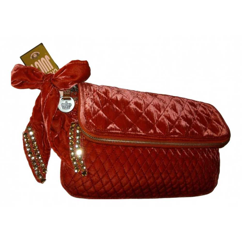 Juicy Couture Velvet clutch bag - Gem