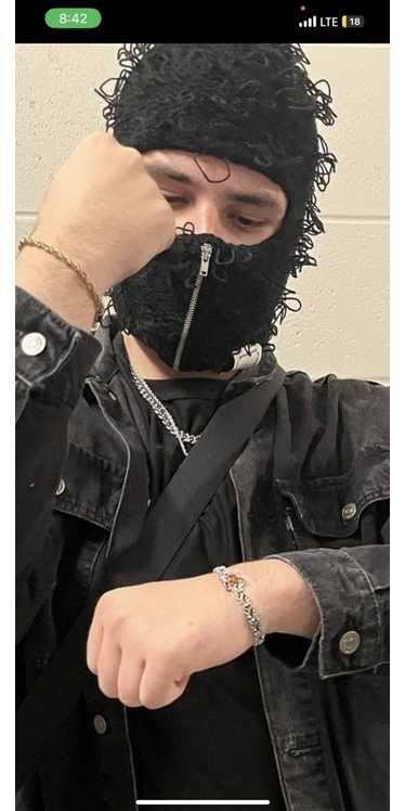 Streetwear Greedy unit black zipper mask