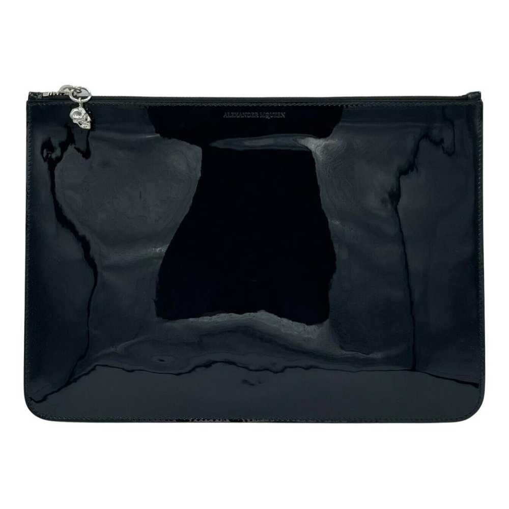 Alexander McQueen Patent leather clutch bag - image 1