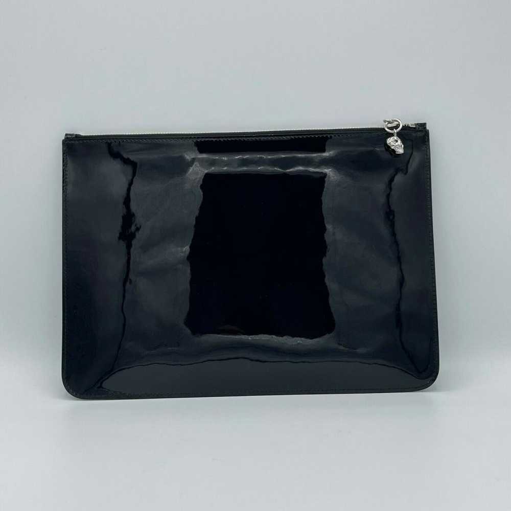 Alexander McQueen Patent leather clutch bag - image 2