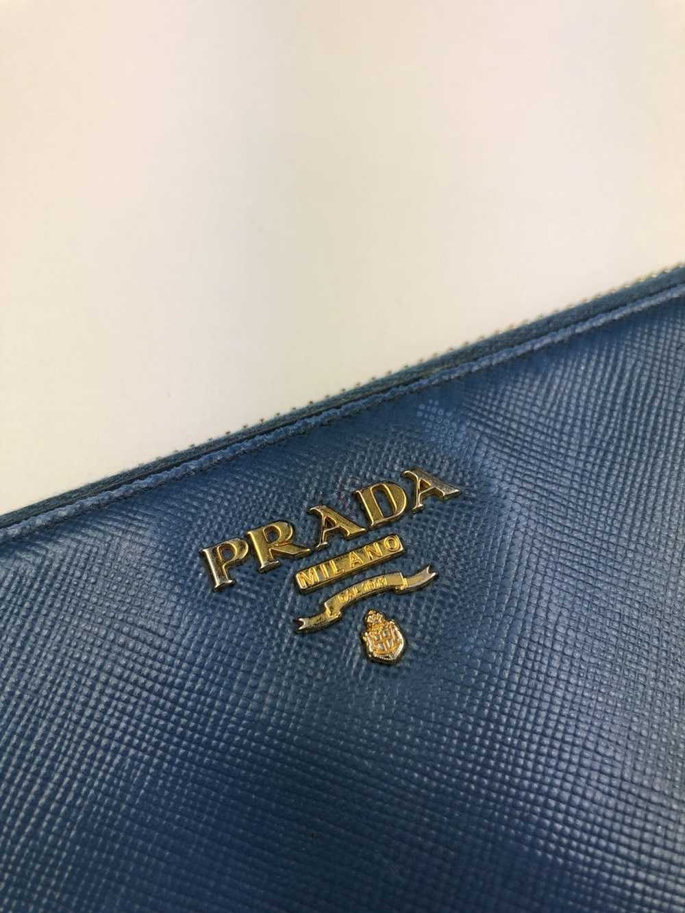 Prada Prada 2014 saffiano metal leather zippy wal… - image 3