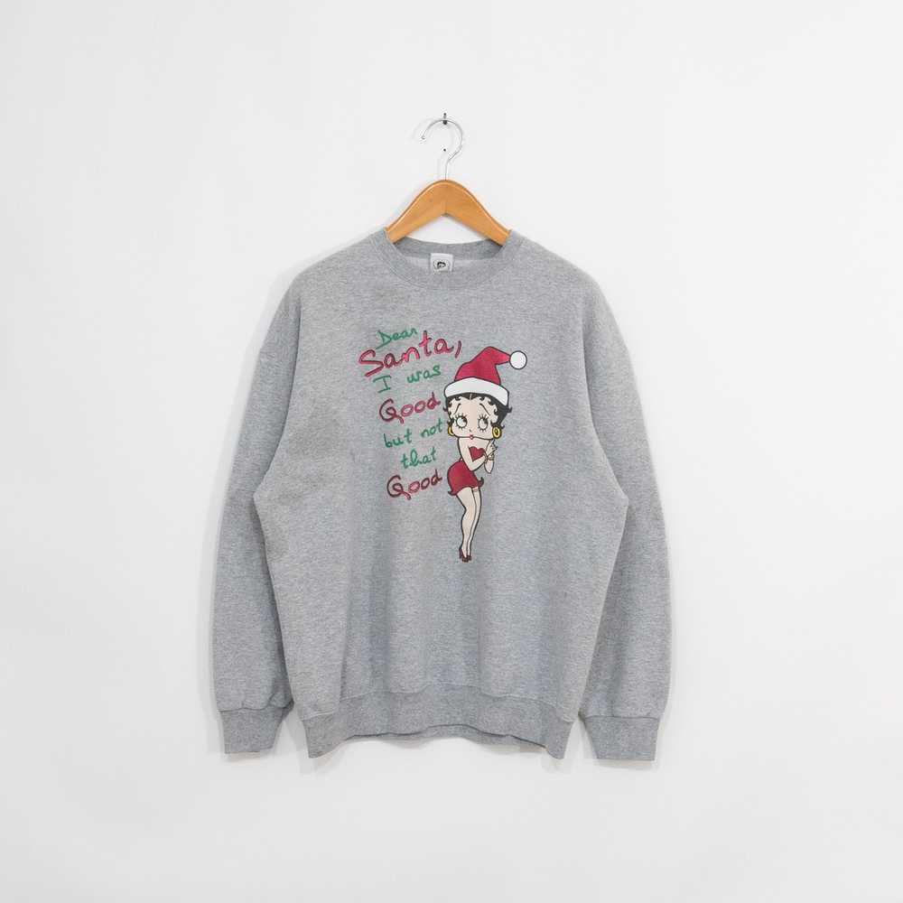 Vintage Vintage Y2K Sweatshirt XL - Betty Boop Fu… - image 1