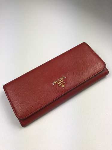 Prada Prada saffiano metal leather long wallet - image 1