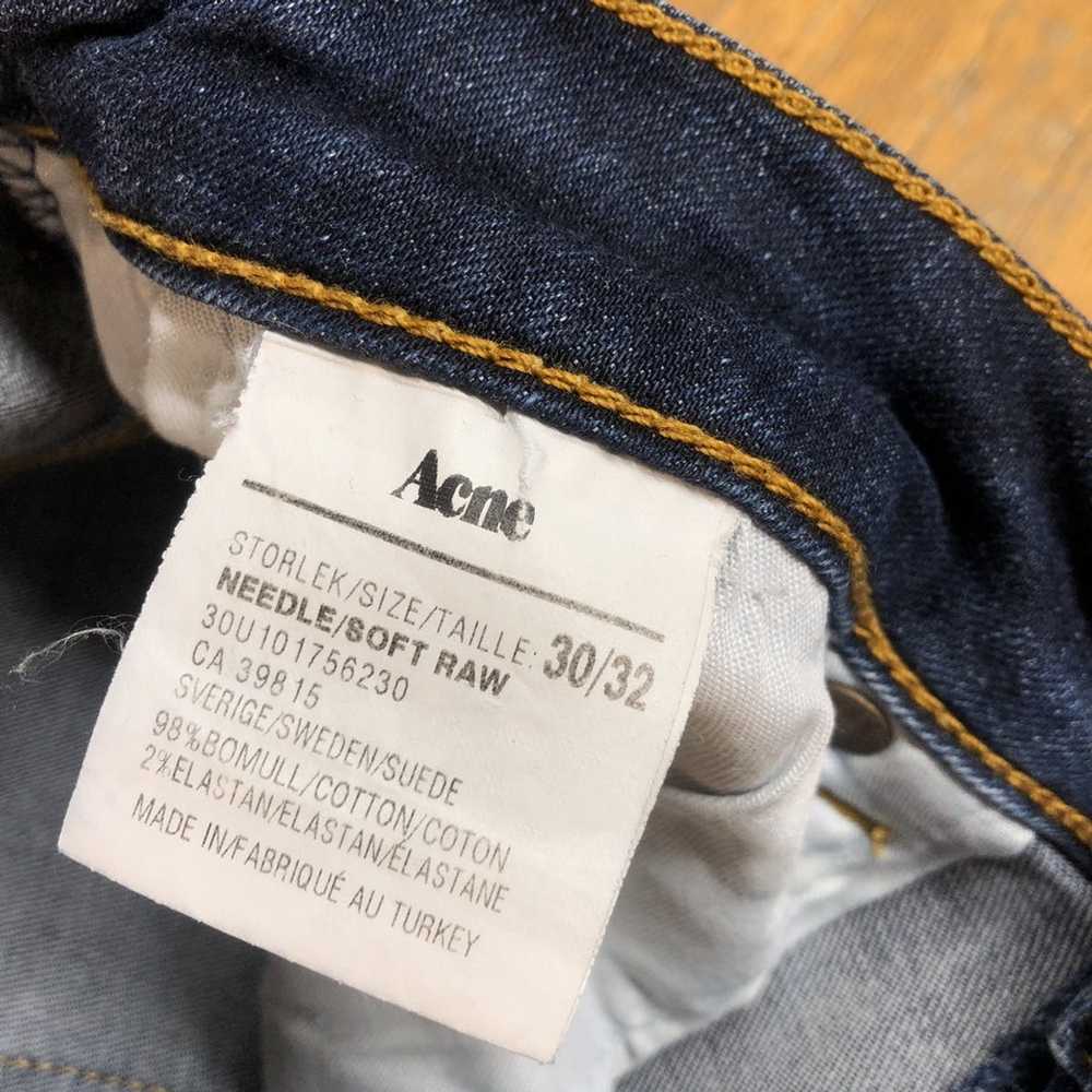 Acne Studios Acne Studios Needle Soft Raw Jeans - image 5