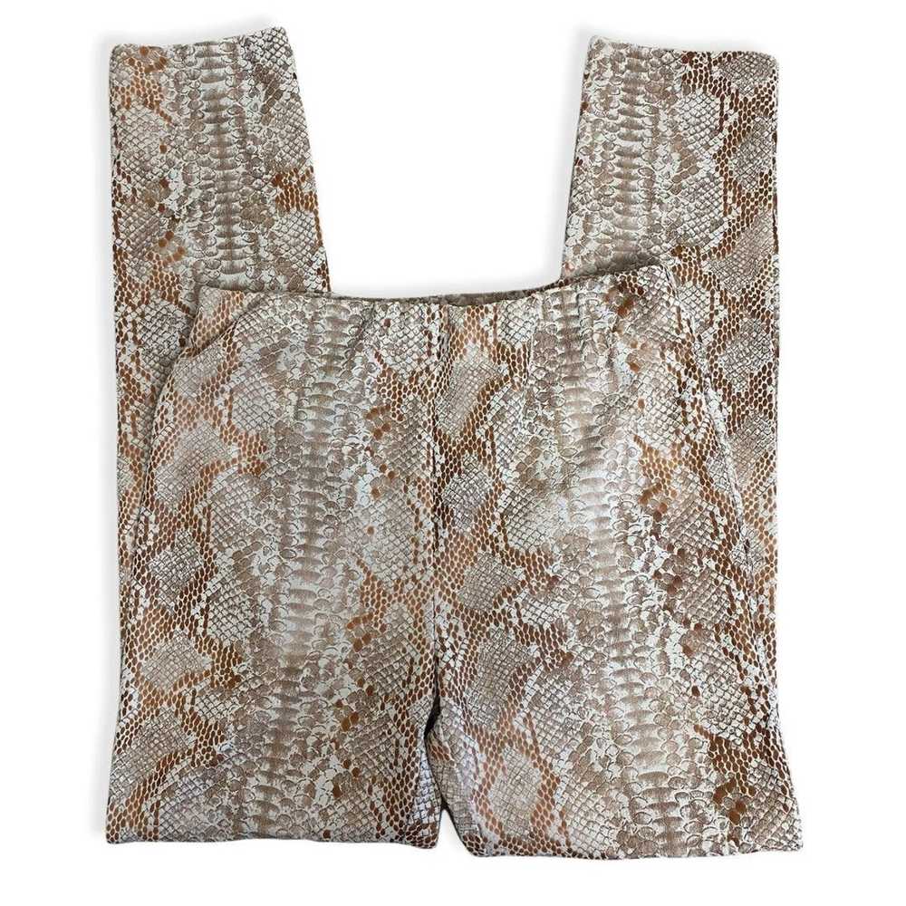 Designer LIOR PARIS Snake Print Textured Fabric P… - image 3