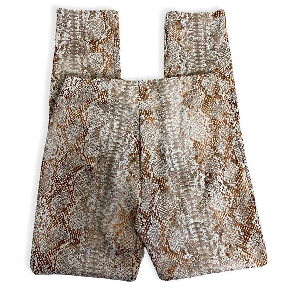 Designer LIOR PARIS Snake Print Textured Fabric P… - image 7