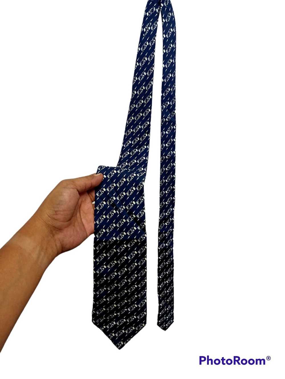 fendi monogram tie