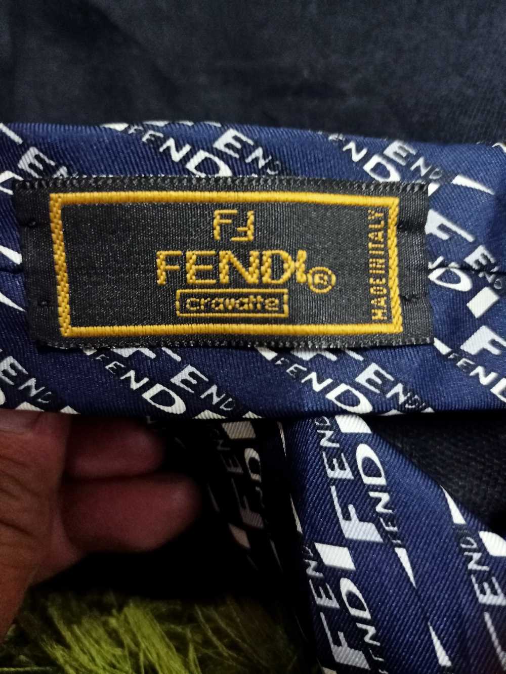 fendi monogram tie