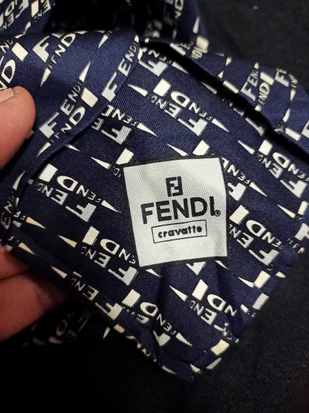fendi monogram tie