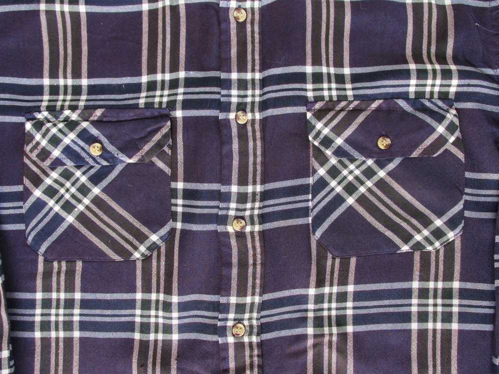 Vintage Northwest Blue Vintage Acrylic Shirt Size… - image 3