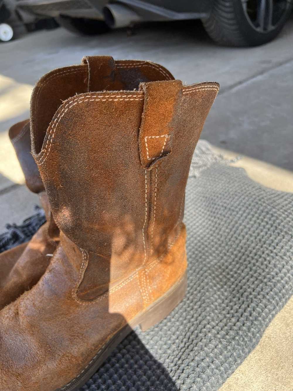 Vintage 70s distressed cowboy boots - image 2