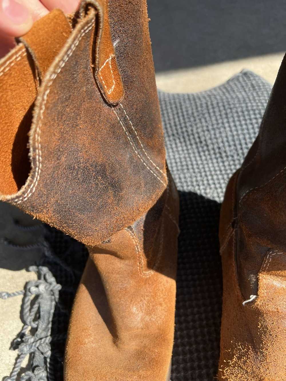 Vintage 70s distressed cowboy boots - image 3