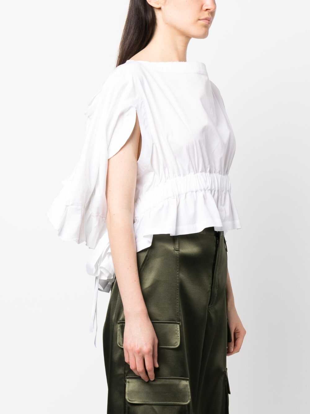 Comme Des Garçons Pre-Owned 2010s draped ruffled … - image 3