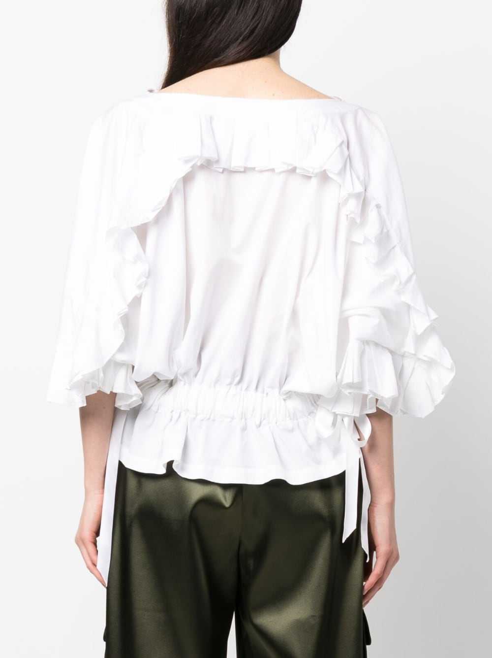 Comme Des Garçons Pre-Owned 2010s draped ruffled … - image 4