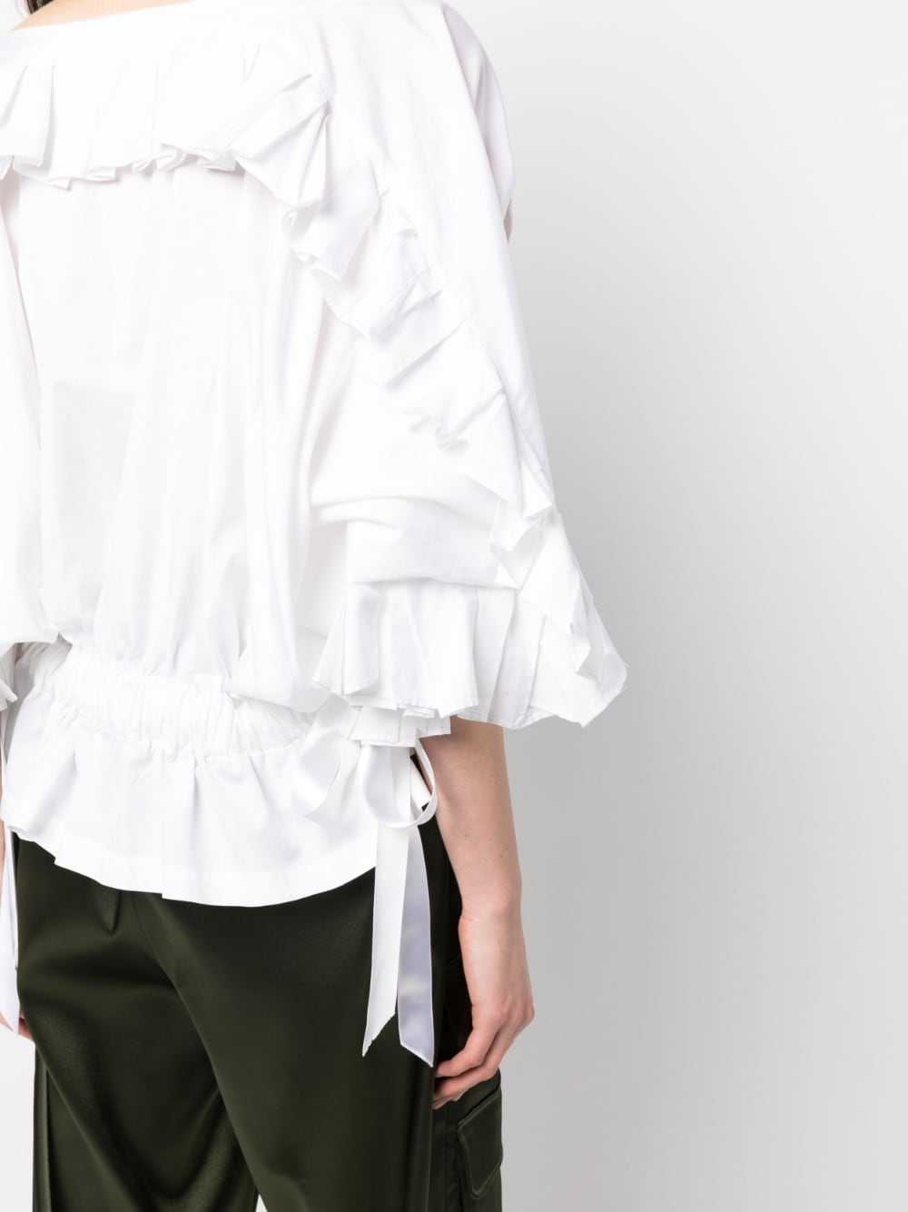 Comme Des Garçons Pre-Owned 2010s draped ruffled … - image 5