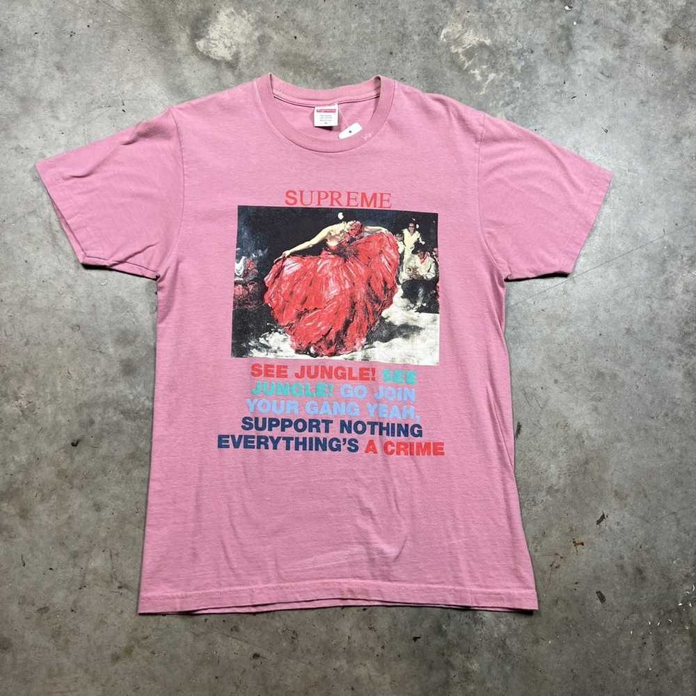 Supreme SS16 Supreme Dancer Tee Pink - image 2