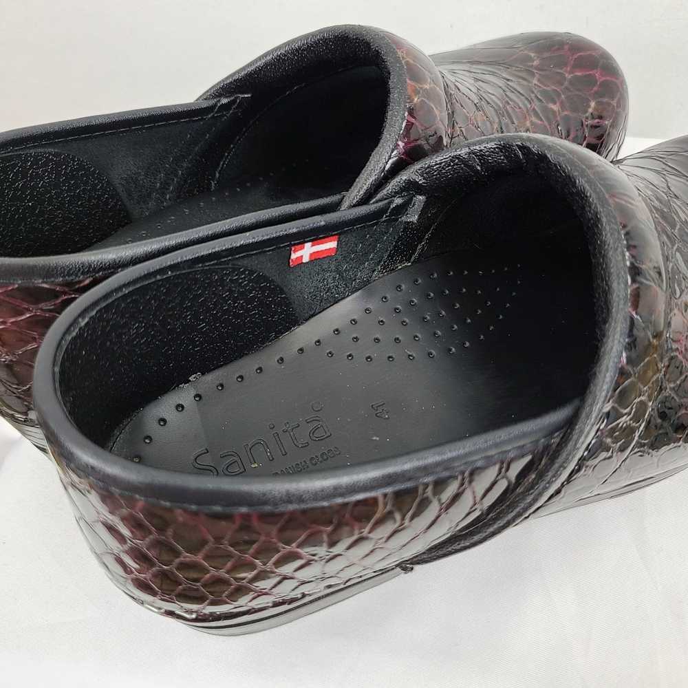 Other UK Sanita Croc Embossed Patent Leather Clog… - image 10