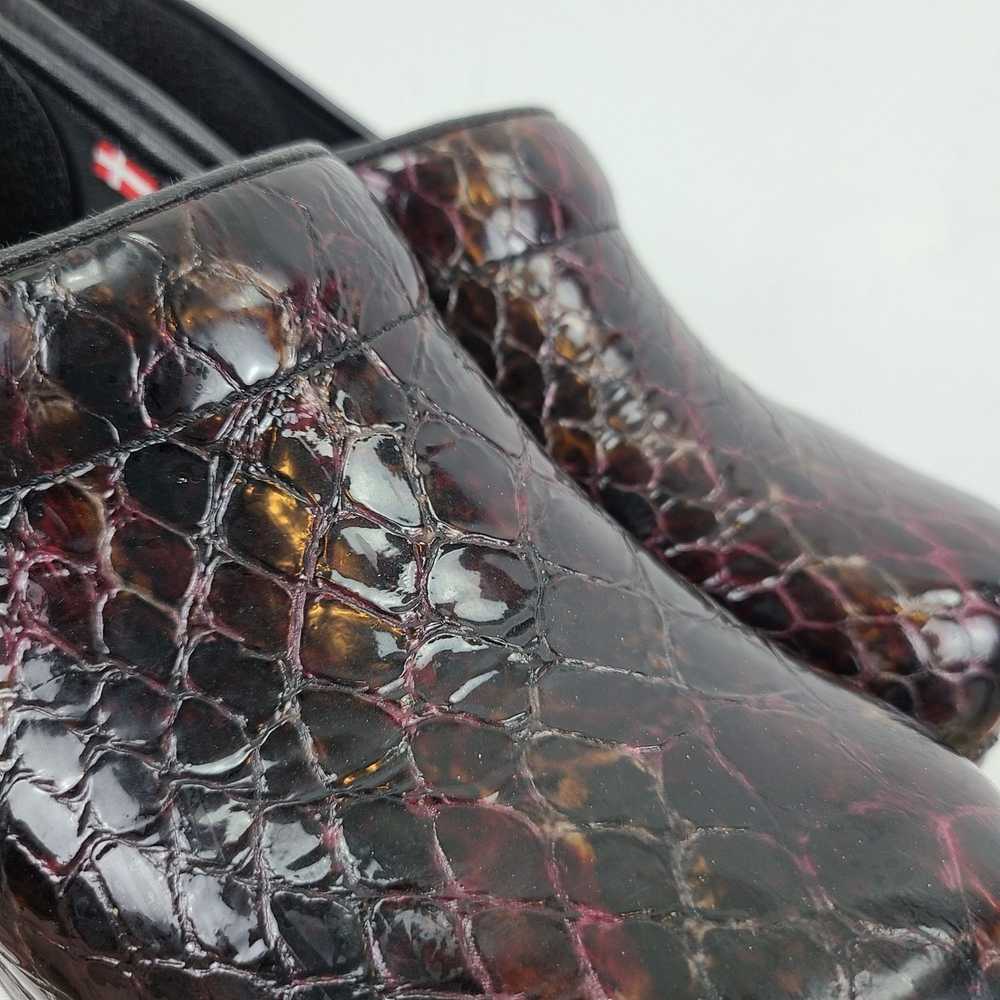 Other UK Sanita Croc Embossed Patent Leather Clog… - image 12