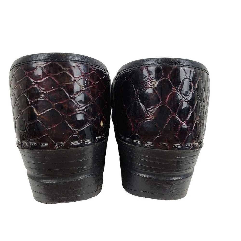 Other UK Sanita Croc Embossed Patent Leather Clog… - image 3