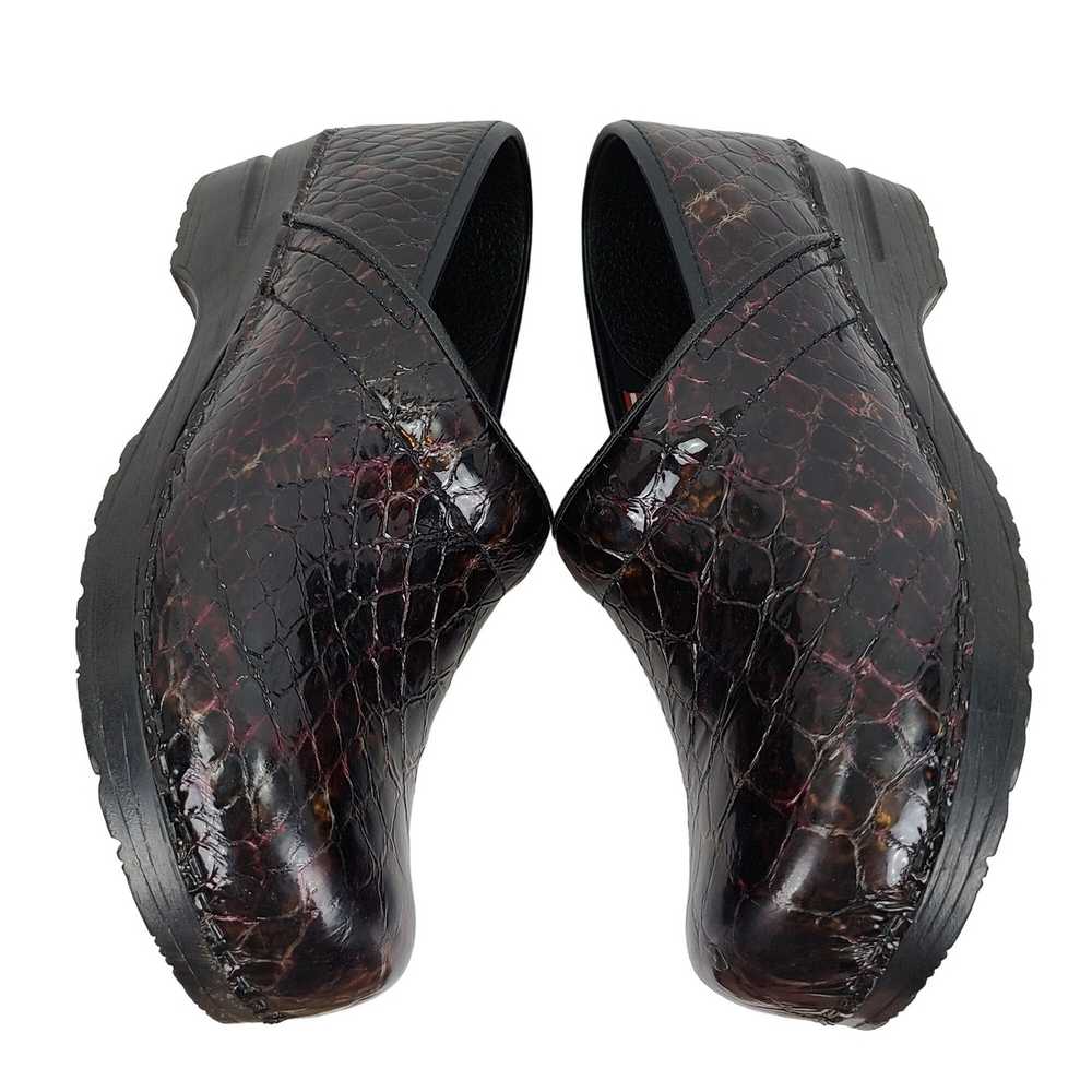 Other UK Sanita Croc Embossed Patent Leather Clog… - image 8