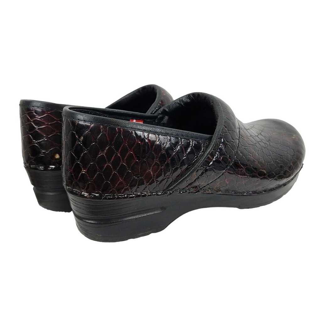 Other UK Sanita Croc Embossed Patent Leather Clog… - image 9