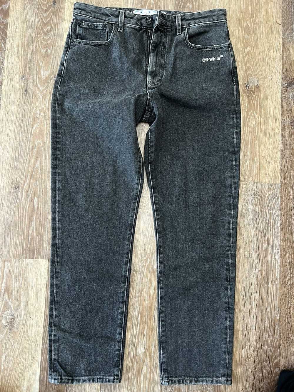 Off-White Off white grey denim - image 1