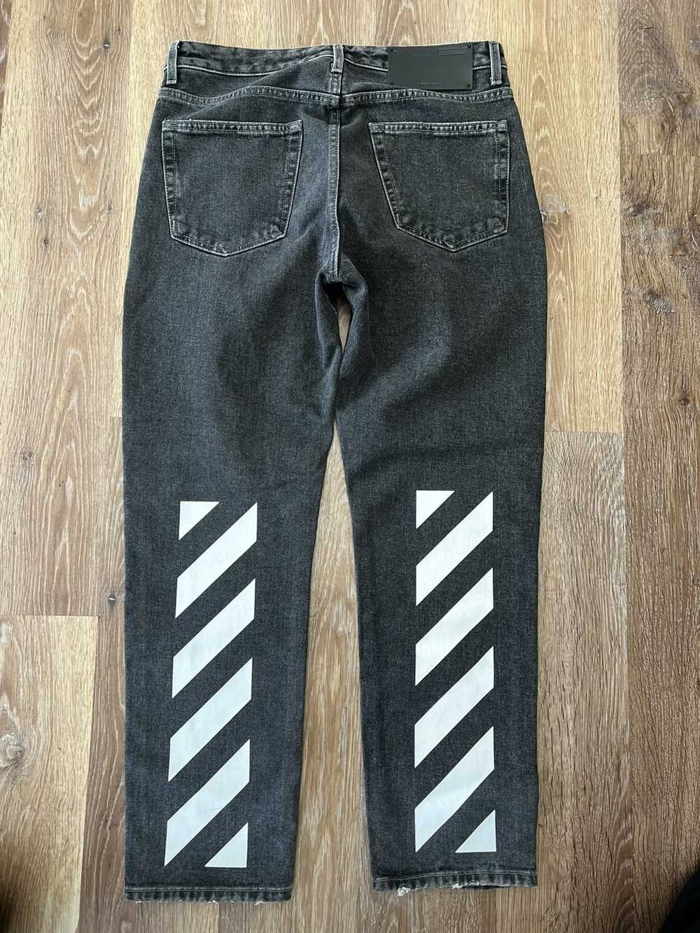 Off-White Off white grey denim - image 2