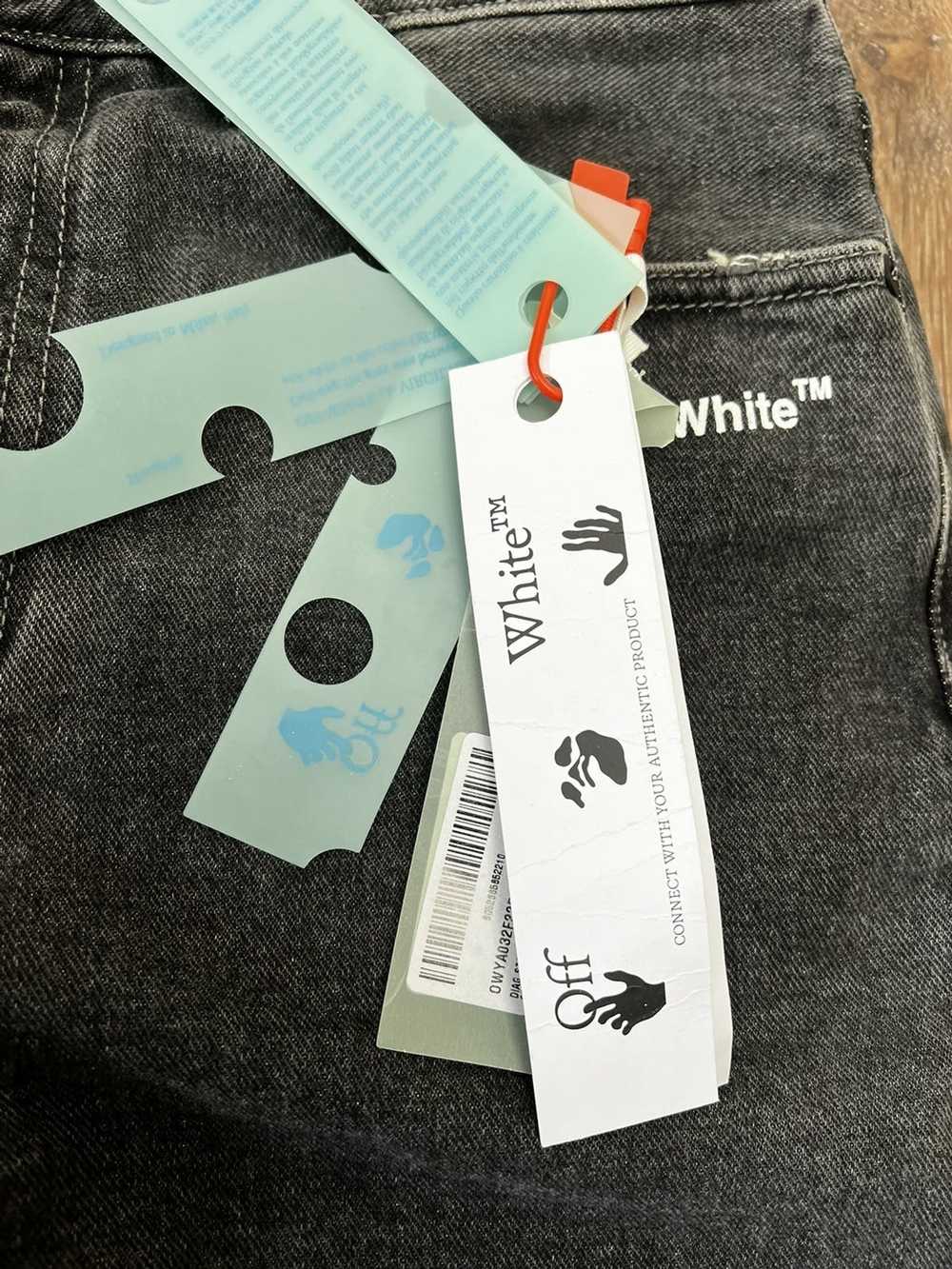 Off-White Off white grey denim - image 6