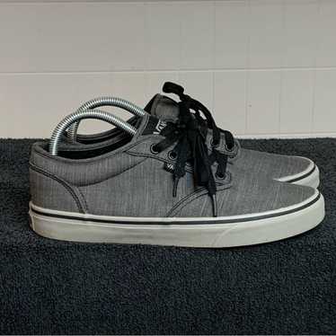 Vans VANS ATWOOD GRAY CANVAS SKATER SHOES Size 8 … - image 1