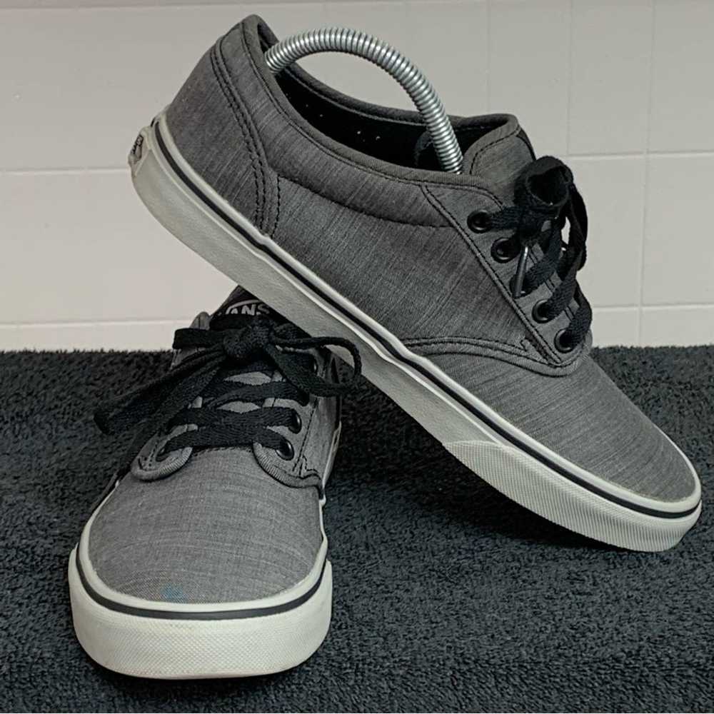 Vans VANS ATWOOD GRAY CANVAS SKATER SHOES Size 8 … - image 2