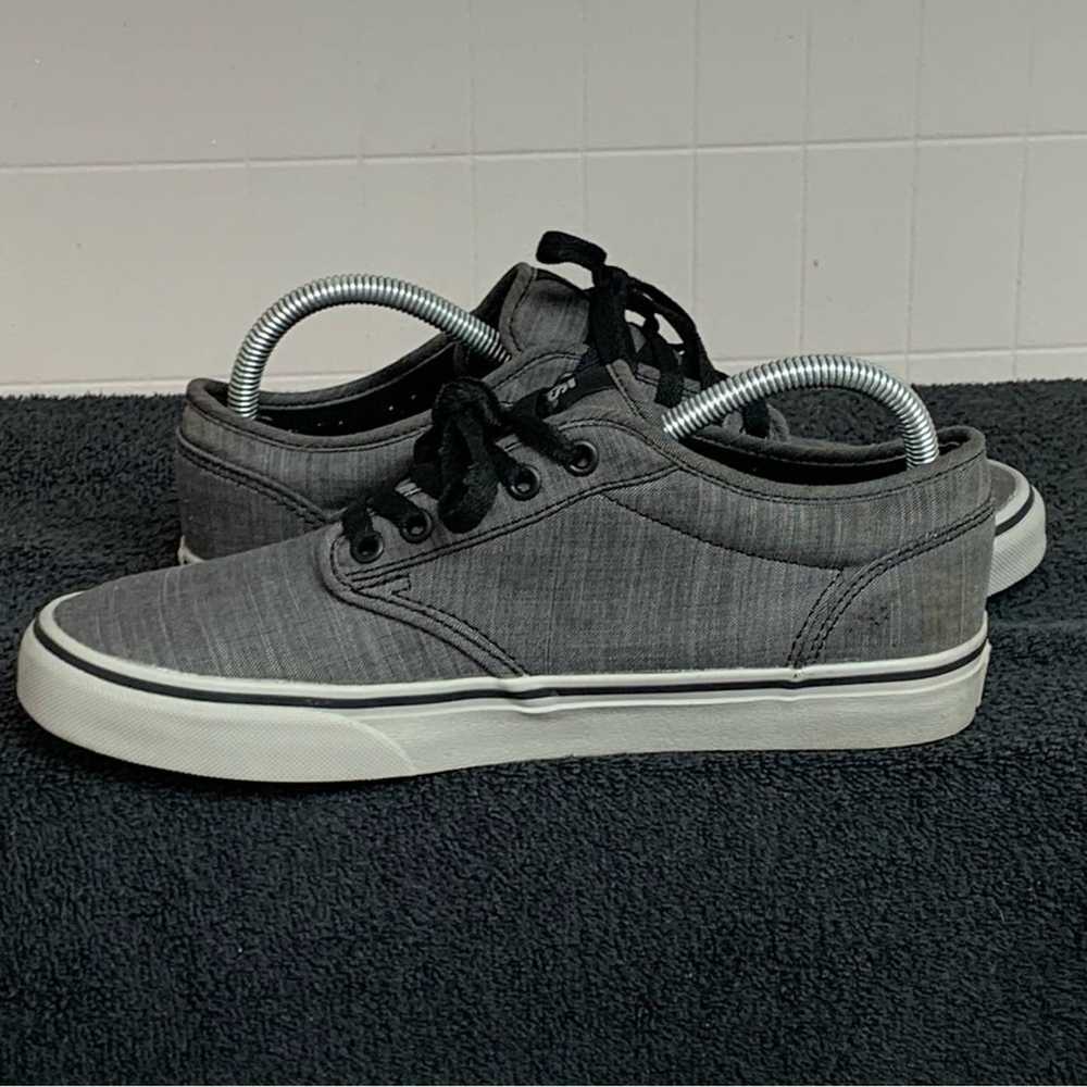 Vans VANS ATWOOD GRAY CANVAS SKATER SHOES Size 8 … - image 3