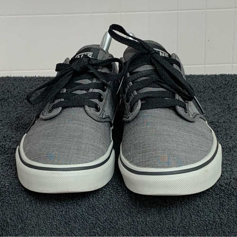 Vans VANS ATWOOD GRAY CANVAS SKATER SHOES Size 8 … - image 4