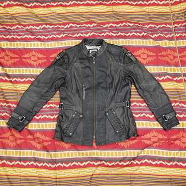 Harley Davidson × Vintage Vintage Y2K Cowhide Har… - image 1