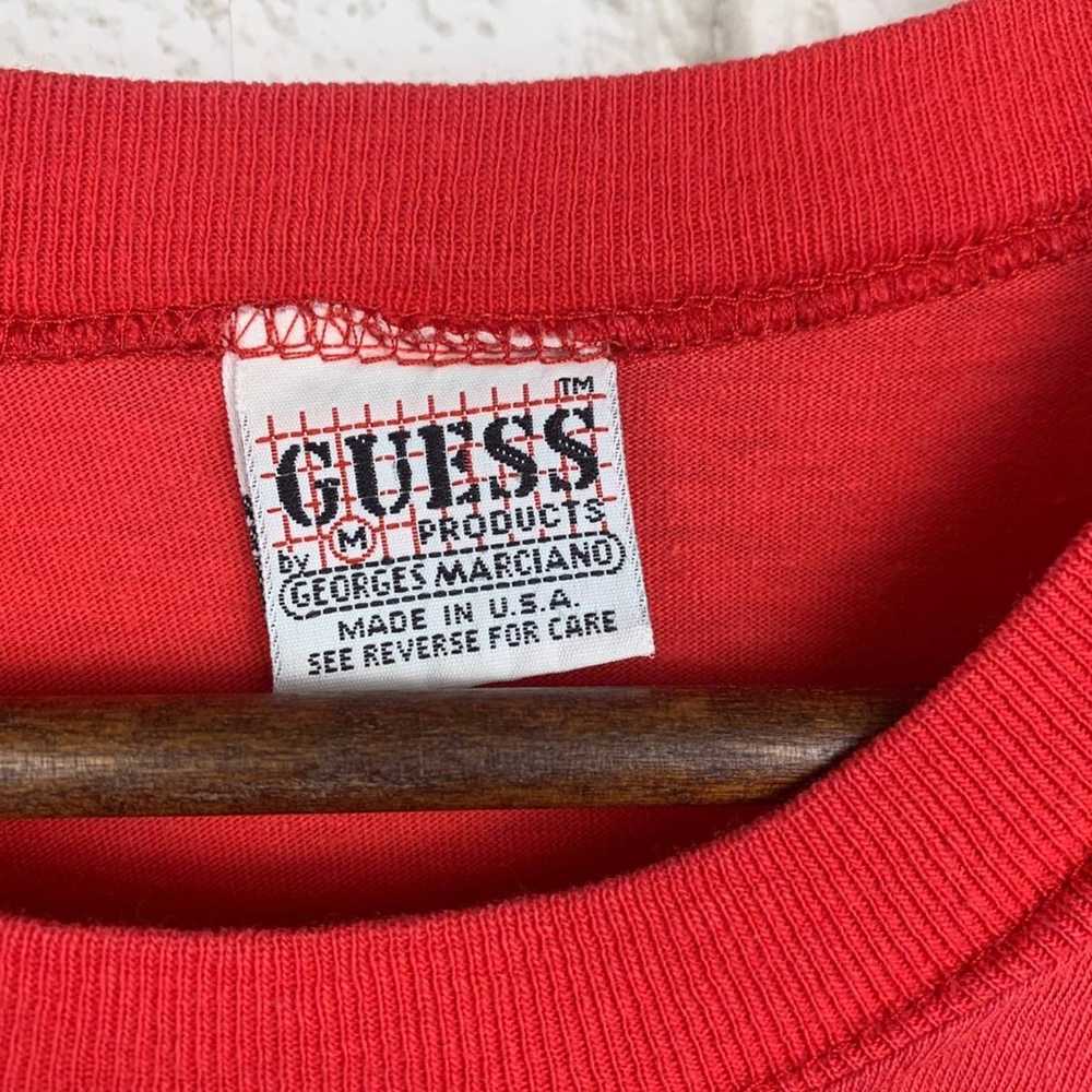 Guess 90s Guess brand red bandanna shirt - Medium - image 3