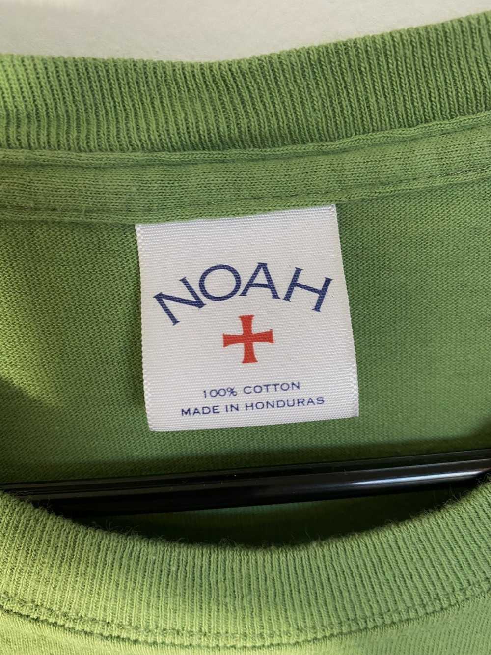 Noah Noah T-shirt Green Tee Blue Angel Print Logo - image 4
