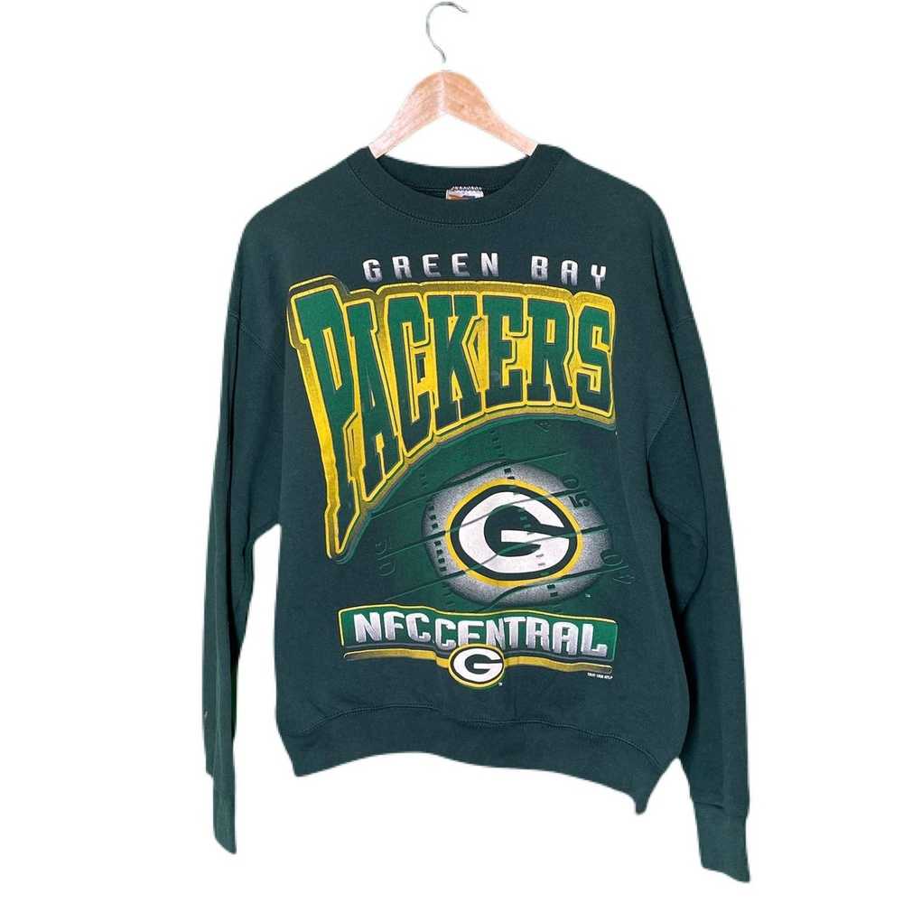 NFL Vintage vtg 1996 Green Bay Packers sweatshirt… - image 1