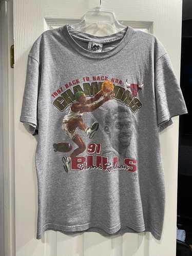 Vintage Chicago Bulls Real Men Wear Red T-Shirt NBA Basketball Jordan  Pippen Rodman – For All To Envy