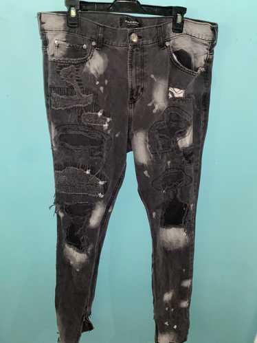 Pacsun Pacsun Black and Grey Jeans Tapered End