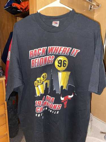 Pro Player 1996 Chicago Bulls Championship T Shirt