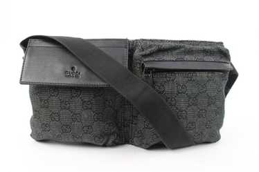 Gucci Dark Brown Monogram Waist Pouch Bag Belt Pack 50g628s at 1stDibs