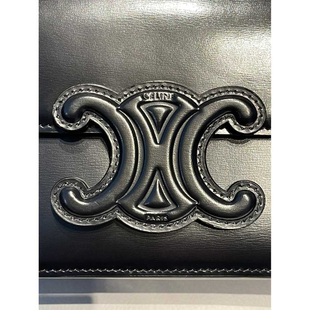 Celine Triomphe leather handbag - image 4