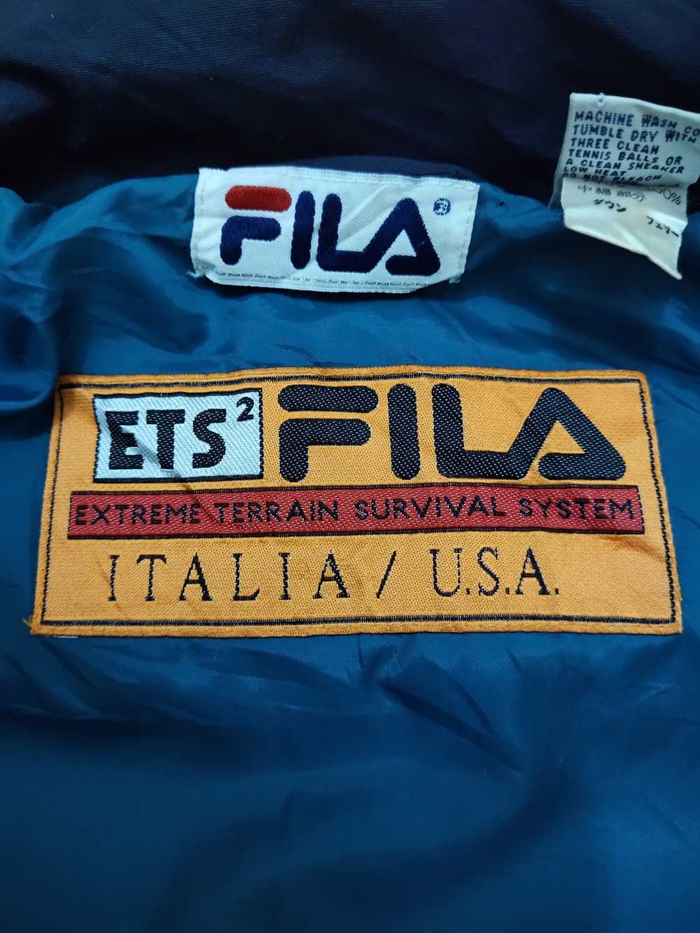 Fila × Vintage Fila Italia Puffer Down Jacket - image 7